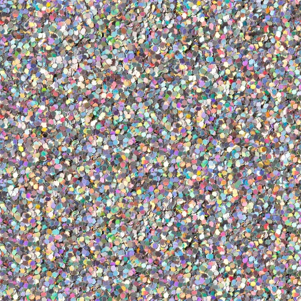 Holographic glitter texture. Seamless square texture. Stock Photo
